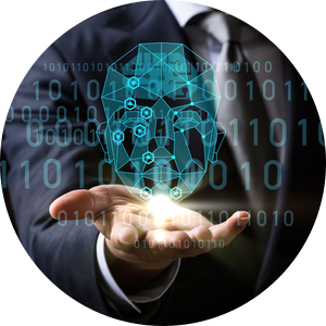 Only the detected portion is encrypted and stored