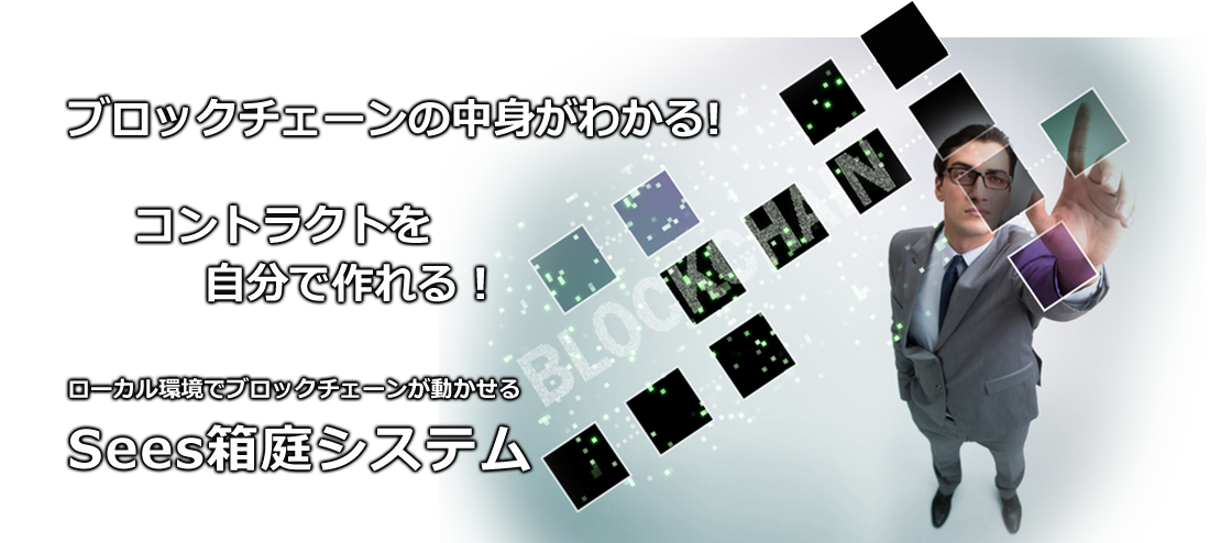 ブロックチェーンの中身がわかる!ローカル環境でブロックチェーンが動かせるSees箱庭システム